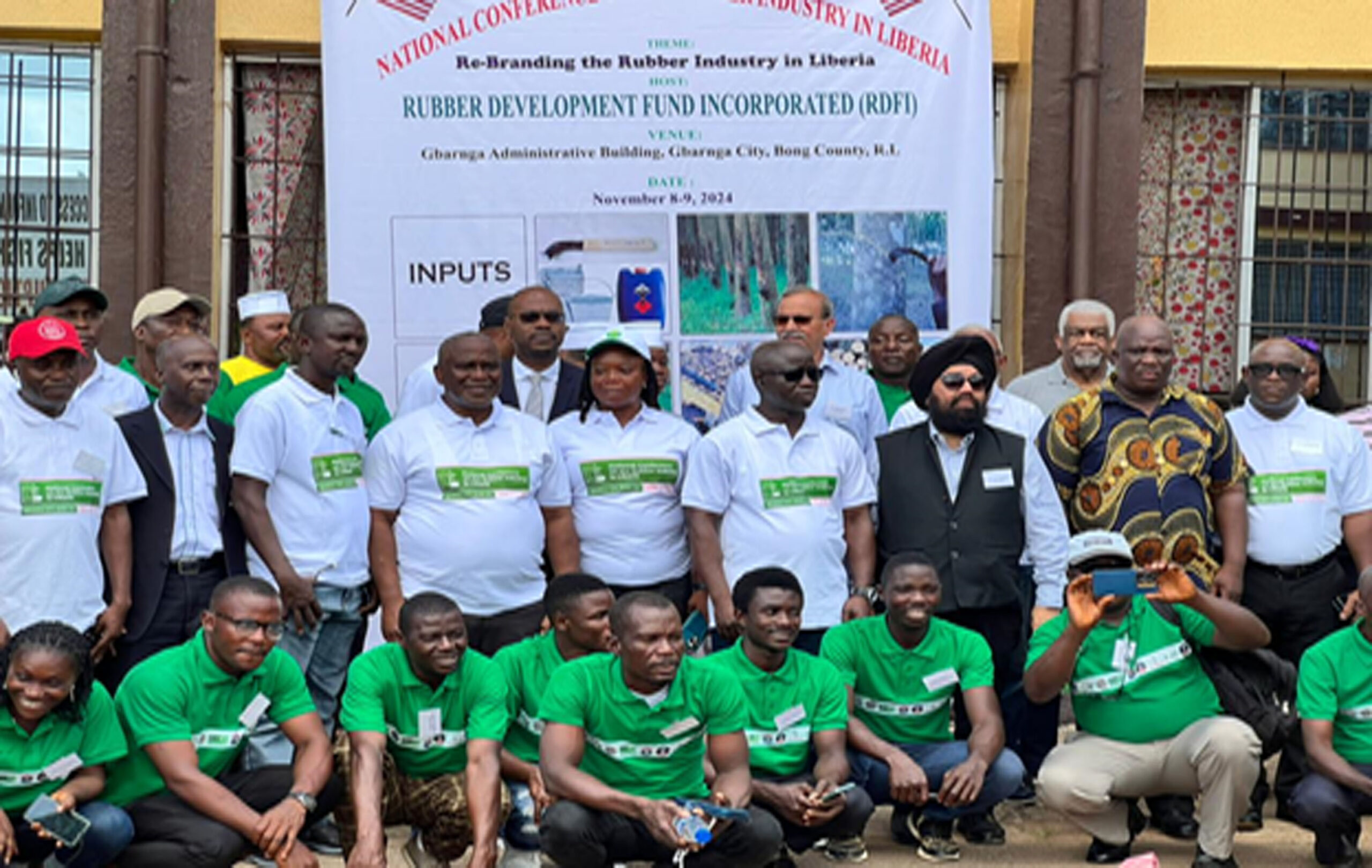 Group Photo of the National Conference on the Rubber Industry in Liberia