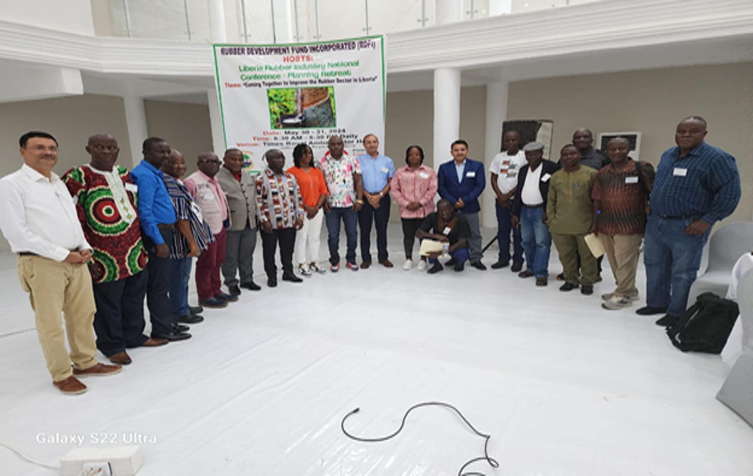 Cross section of participants posed for group photo